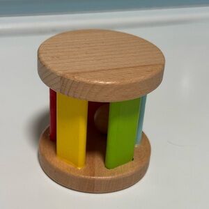 Colorful Wooden Rattle Toy